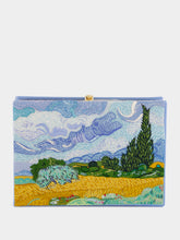 Olympia Le-Tan Wheat Field with Cypresses Clutch