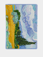 Olympia Le-Tan Wheat Field with Cypresses Clutch