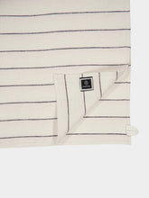 Haomy White Calvi II Striped Kitchen Towel