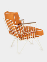 Honoré Orange Outdoor Croisette Sunbrella Armchair