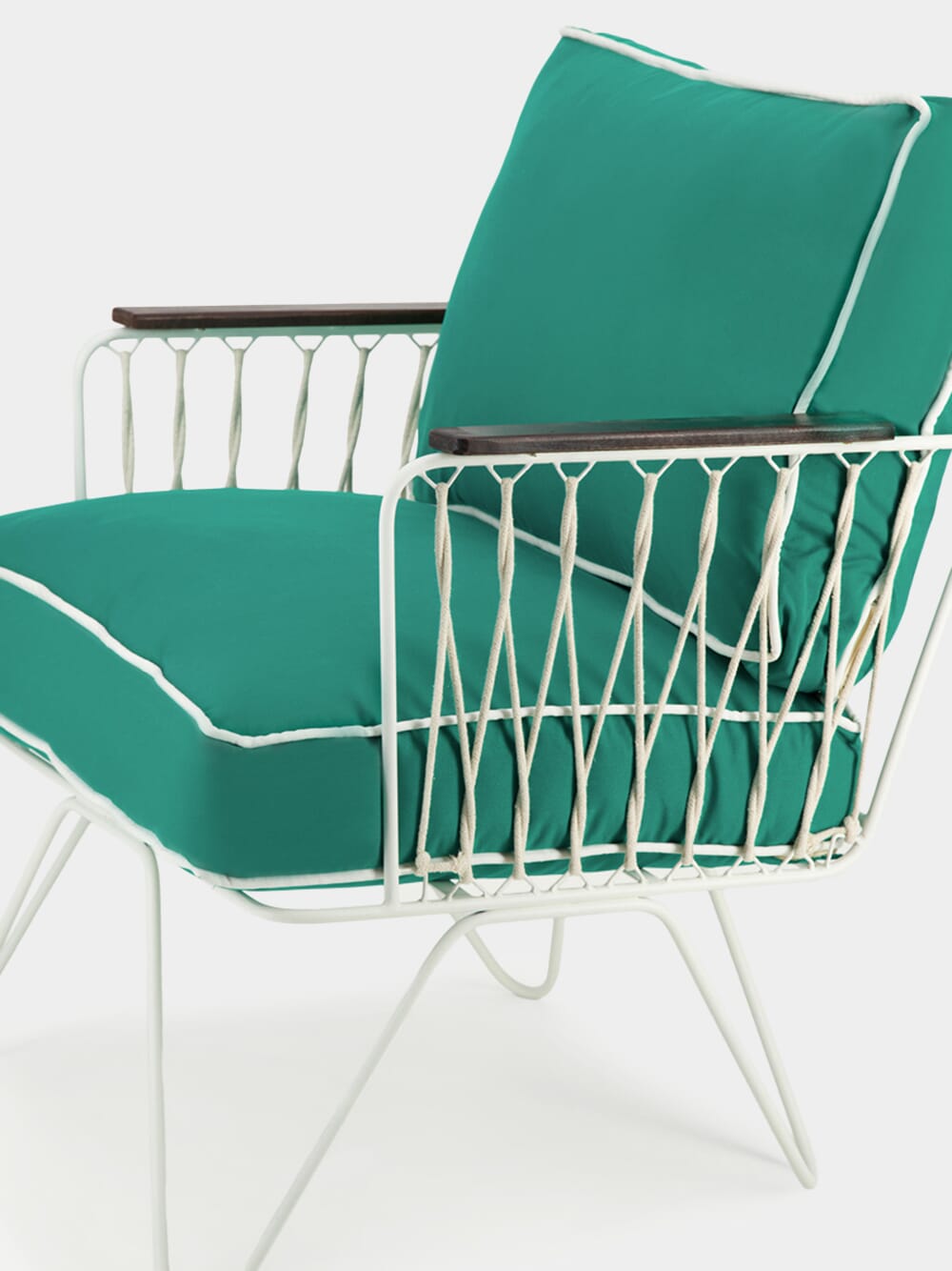 Croisette Green Armchair