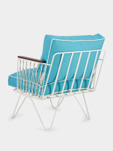 Honoré Croisette Light Blue Armchair