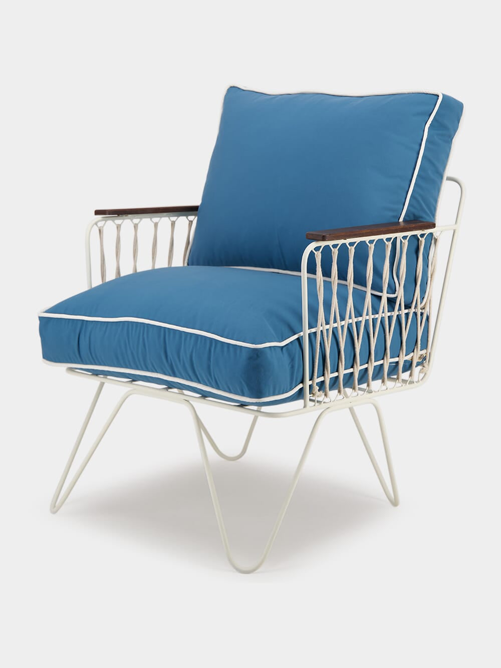 Croisette Céleste Blue Armchair