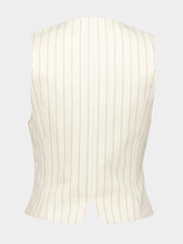 Zimmermann Cream Pinstripe Tranquillity Waistcoat