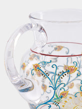 Lobmeyr Water Pitcher DKR 16 Alhambra Ostrich, Cranes, Swan