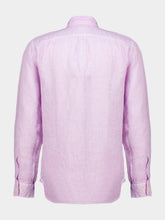 120% Lino Lilac Soft Fade Linen Shirt