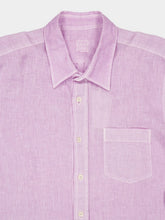 120% Lino Lilac Soft Fade Linen Shirt