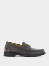 Fendi Brown Leather Loafers