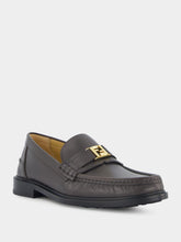 Fendi Brown Leather Loafers