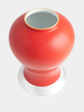 Leitão & Irmão Matte Red Large Plain Pot