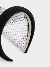 Lelet NY Black Robyn Blusher Veil Headband