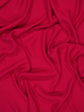 Paula Auriga Red Dahlia Silk Kaftan Dress with Detachable Flower