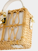 Dolce & Gabbana White Wicker Dolce Box Bag