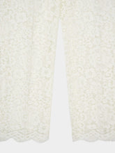 Dolce & Gabbana White Lace Trousers
