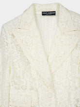 Dolce & Gabbana Single-Breasted Lace Blazer