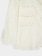 Dolce & Gabbana Single-Breasted Lace Blazer