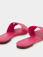 Dolce & Gabbana Pink DG Logo Calfskin Slides