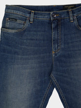 Dolce & Gabbana Blue Washed Loose Fit Jeans