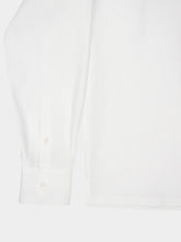 Dolce & Gabbana White Linen Spread Collar Shirt