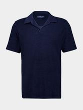 Frescobol Carioca Navy Terry Cotton Polo