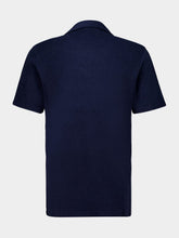 Frescobol Carioca Navy Terry Cotton Polo