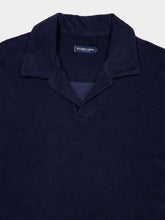 Frescobol Carioca Navy Terry Cotton Polo