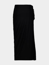 Rabanne Black Jersey Maxi Skirt