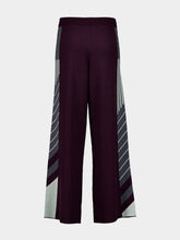 Casablanca Burgundy Tennis Merino Trousers