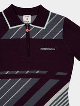 Casablanca Burgundy Tennis Polo Mini Dress