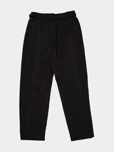 Lemaire Black Dry Silk Belted Relaxed Trousers