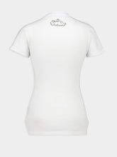 Balmain White Draped Jersey T-Shirt