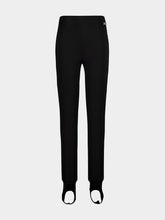 Balmain Black Jersey Stirrup Leggings