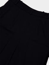 Balmain Black Wool Cargo Bermuda Shorts