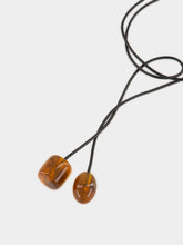 Julietta Jamie Resin Amber Cord Choker