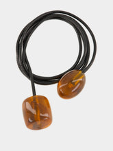 Julietta Jamie Resin Amber Cord Choker