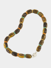 Julietta Brown Donna Tiger Eye Beaded Necklace