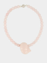 Julietta Pink Coral Stone Beads Mykonos Necklace