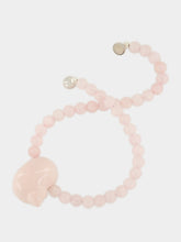 Julietta Pink Coral Stone Beads Mykonos Necklace