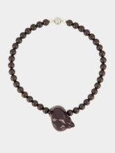Julietta Oxblood Mykonos Garnet Necklace