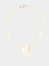 Julietta Pearl Mykonos Shell Necklace