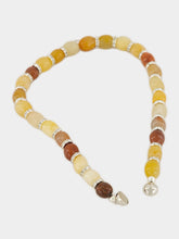 Julietta Yellow Odette Natural Aventurine Beaded Necklace