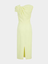 Givenchy Butter Yellow Draped Pencil Dress
