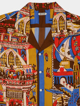 Bode Manhattan Island Silk Long Sleeve Shirt