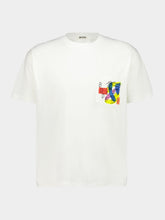 Bode Cream Portrait Pocket Cotton T-Shirt