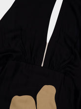 Johanna Ortiz Black and Sand Post Treasured Dress