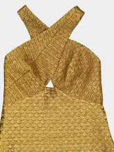 Johanna Ortiz Gold Elegant Expedition Dress