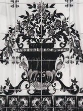 Dolce & Gabbana Black Majolica Print Poplin Hawaii Shirt