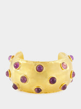 Sylvia Toledano Gold Dune Amethyst Cuff