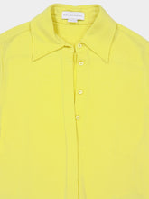 Stella McCartney Yellow Long-Sleeve Crepe Shirt