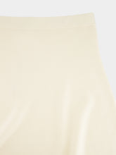 Gabriela Hearst Ivory Maxi Skirt in Freddie Virgin Wool